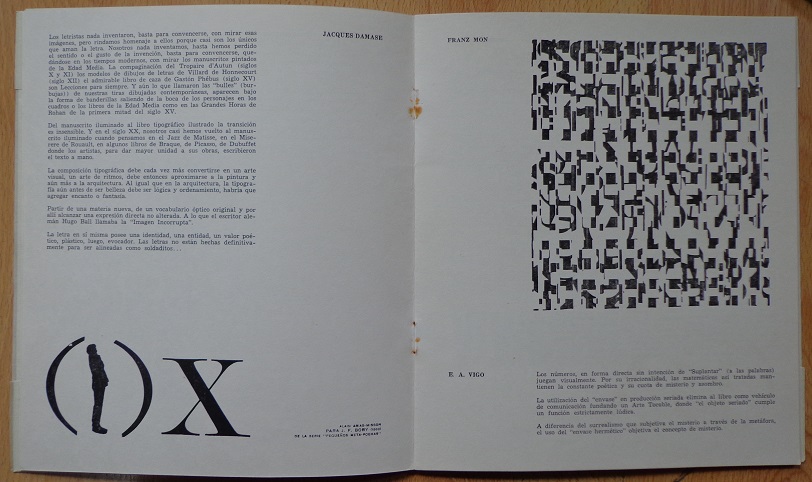 Jorge Lopez	Novísima Poesía / 69. Museo Provincial De Bellas Artes, La Plata, Abril De 1969