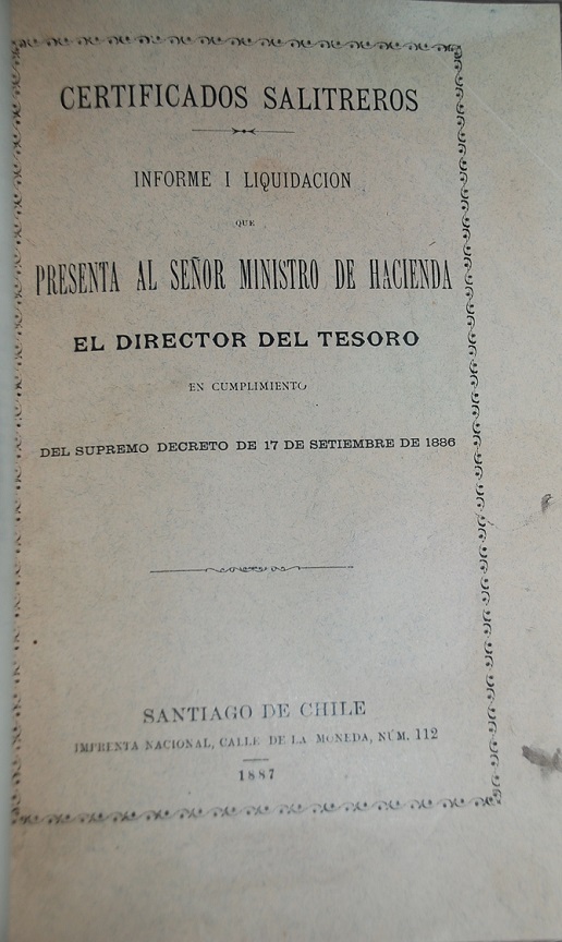 Guillermo Eduardo Billinghurst - Los capitales salitreros de Tarapacá