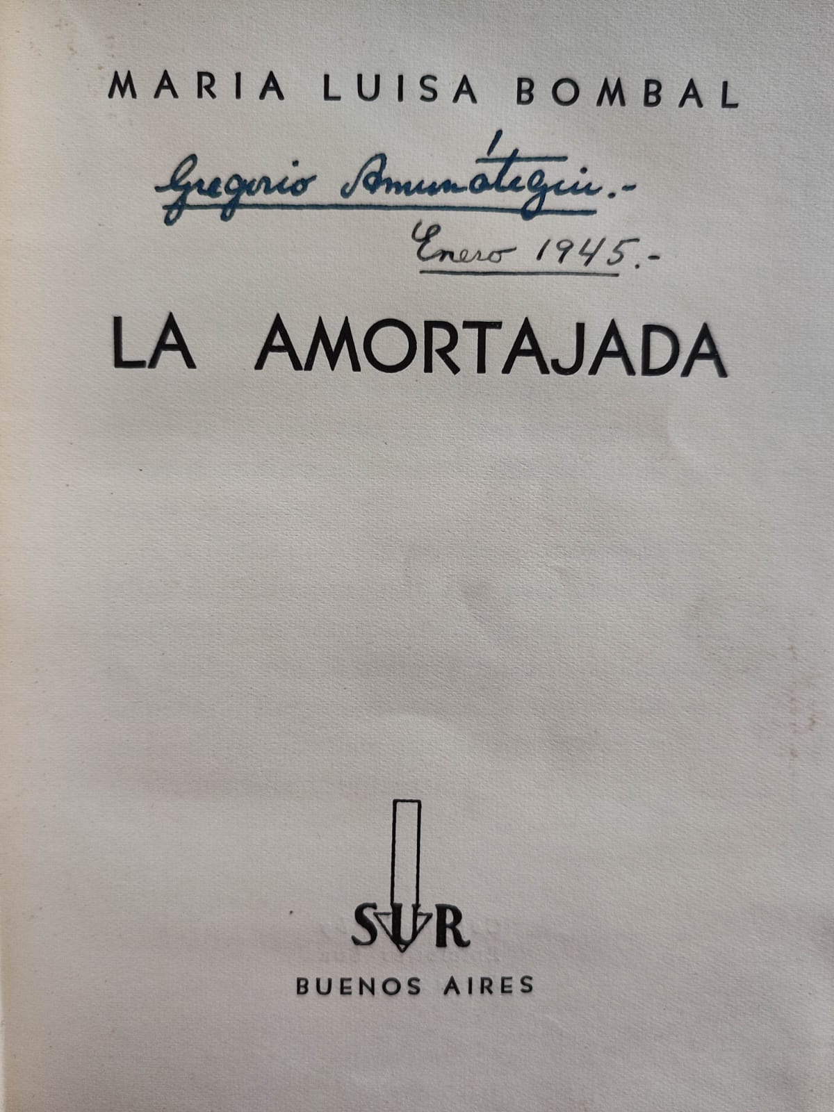 María Luisa Bombal. La Amortajada.