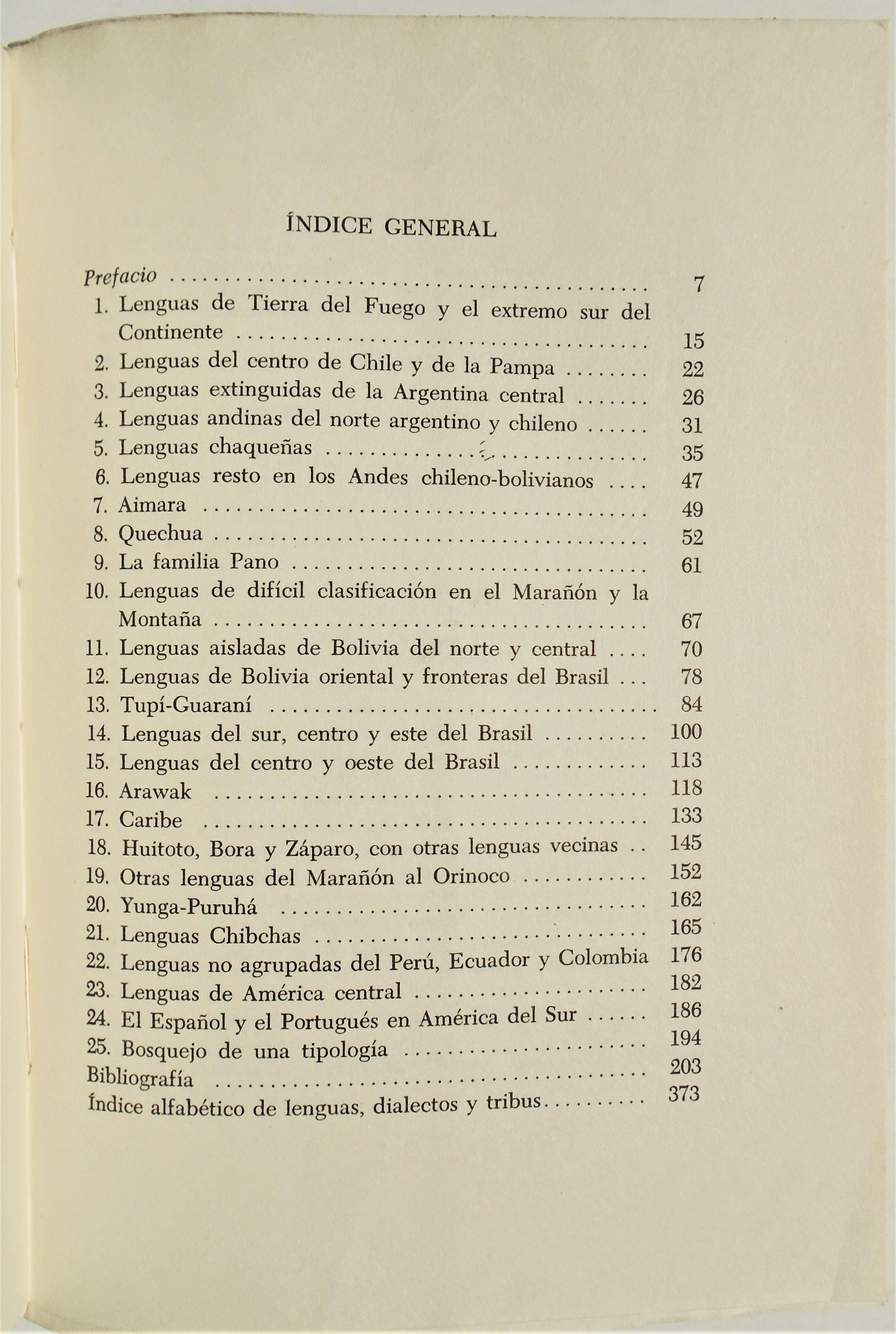 Antonio Tovar - Catálogo de las lenguas de américa del sur