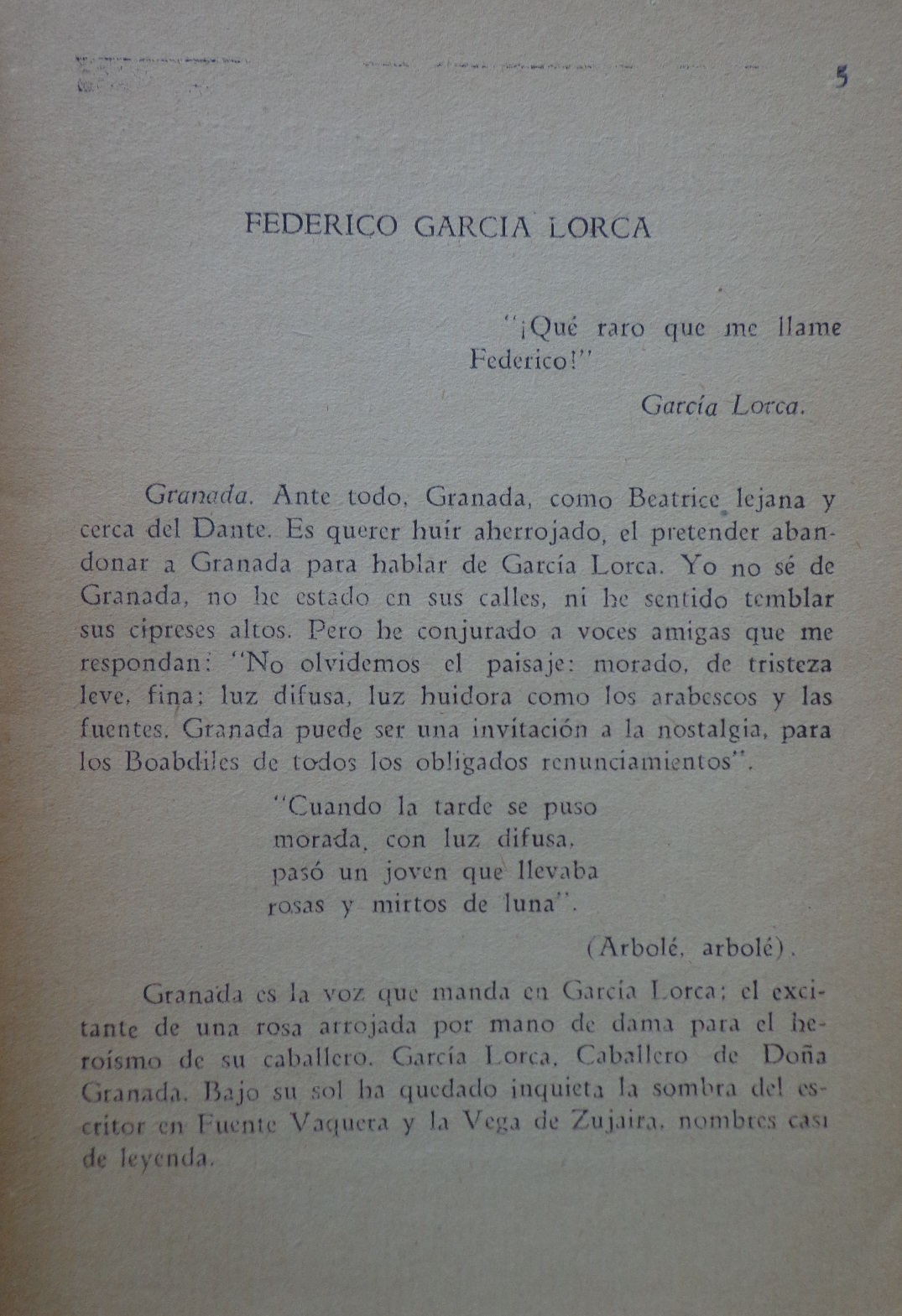 Roque Esteban Scarpa. Dos poetas españoles : Federico García Lorca, Rafael Alberti