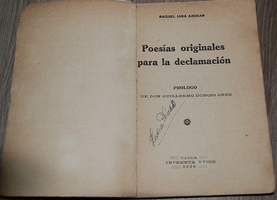 Raquel Jara Azocar - Poesías originales para la declamación