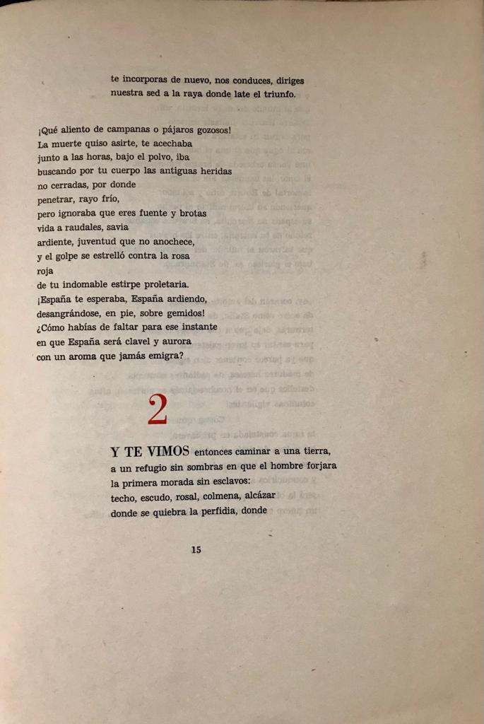 Juan Rejano 	Oda española a Dolores Ibarruri 