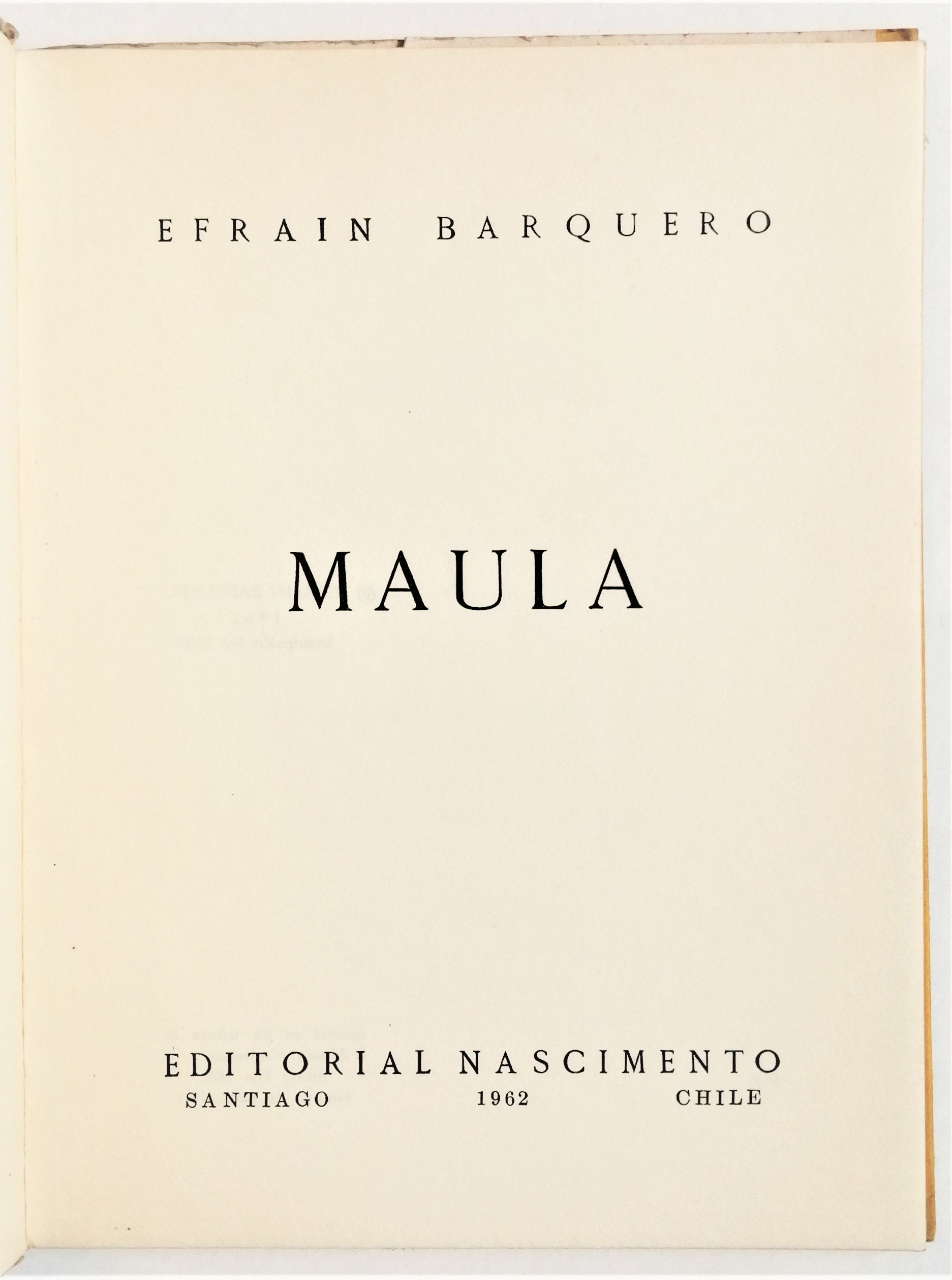 Efraín Barquero - Maula