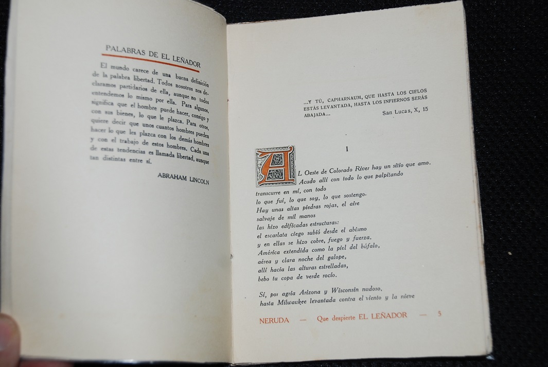 Pablo Neruda - Que Despierte El Leñado