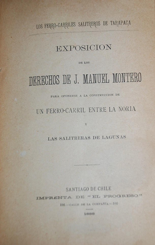 Guillermo Eduardo Billinghurst - Los capitales salitreros de Tarapacá