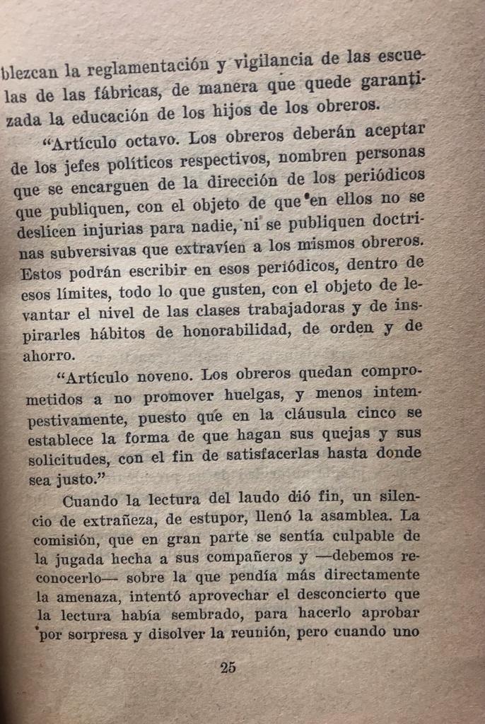 German y Armando List Arzubide. La huelga de Río Blanco