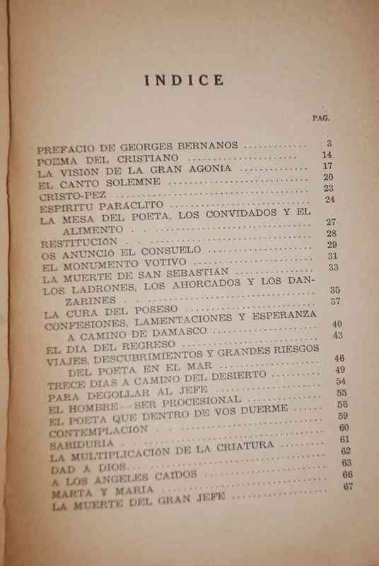 Jorge de Lima -  Poemas prefacio de Georges Bernanos