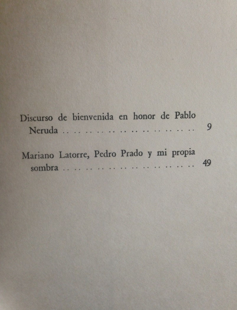 Pablo Neruda y Nicanor Parra.Discursos