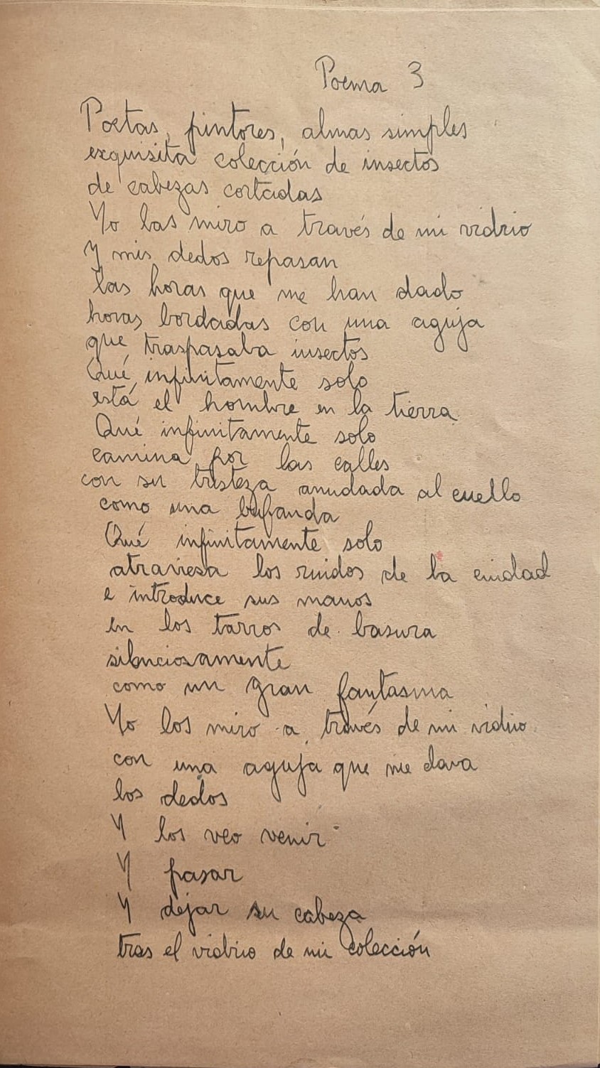 Adriana Marín	Poemas.  