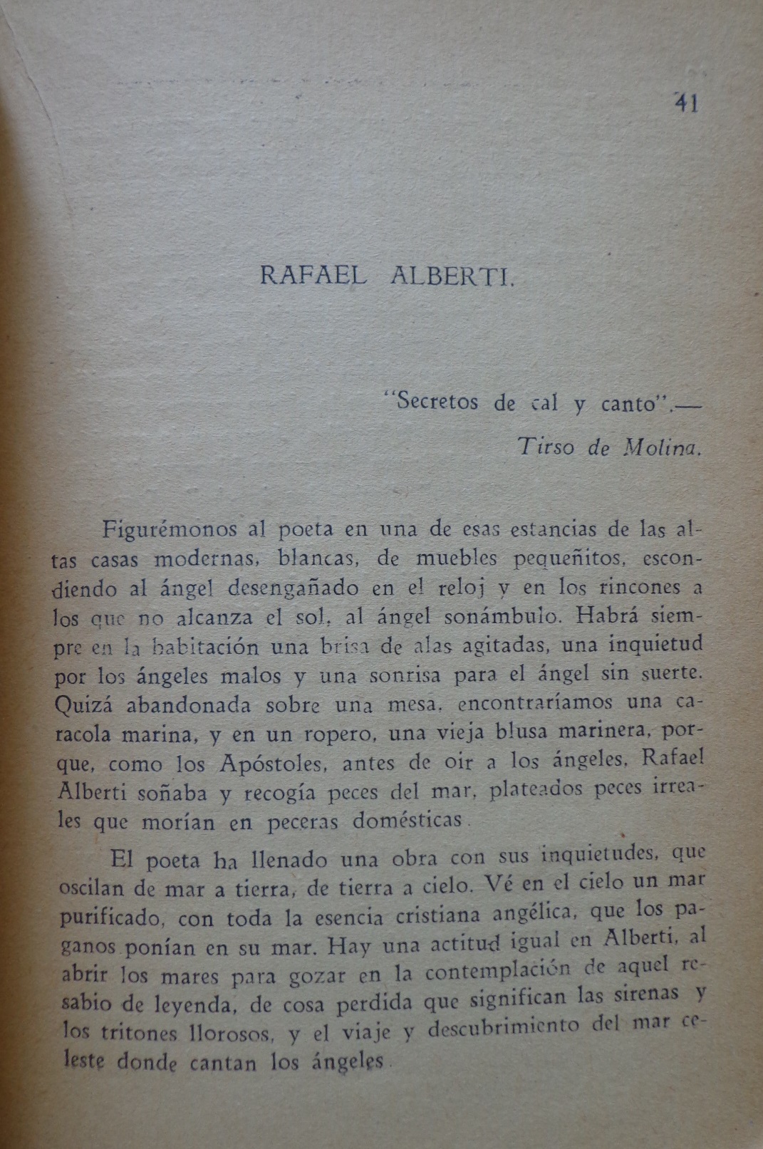 Roque Esteban Scarpa. Dos poetas españoles : Federico García Lorca, Rafael Alberti