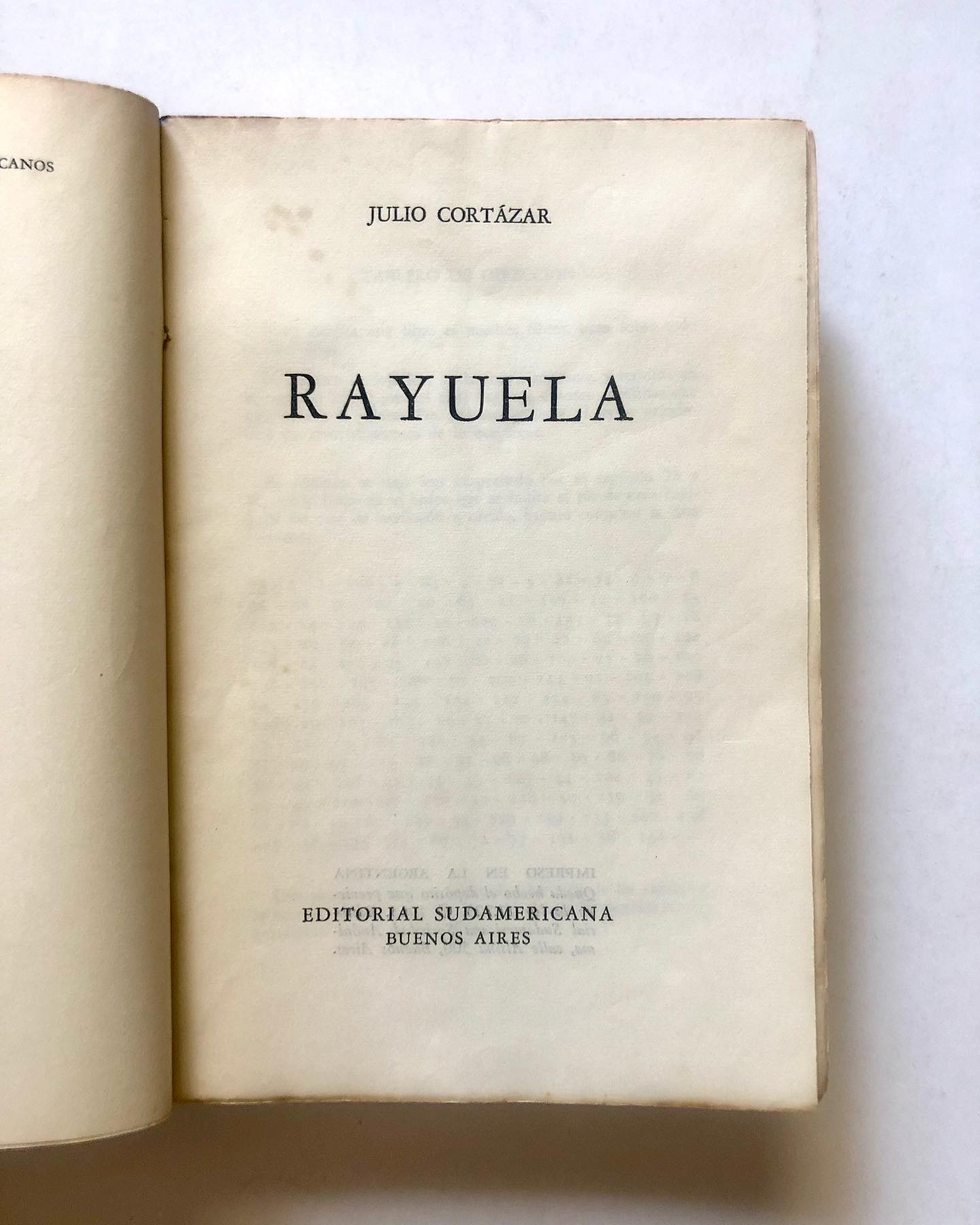 Julio Cortázar.	Rayuela