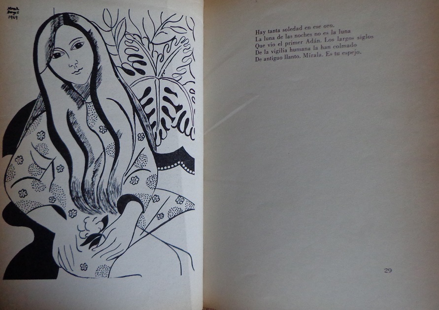 Jorge Luis Borges. Adrogué. Ilustraciones de Norah Borges