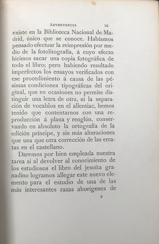 Padre Luis de Valdivia. 	Doctrina Cristiana y Catecismo con un confesionario, Arte y Vocabulario Breves en Lengua Allentiac