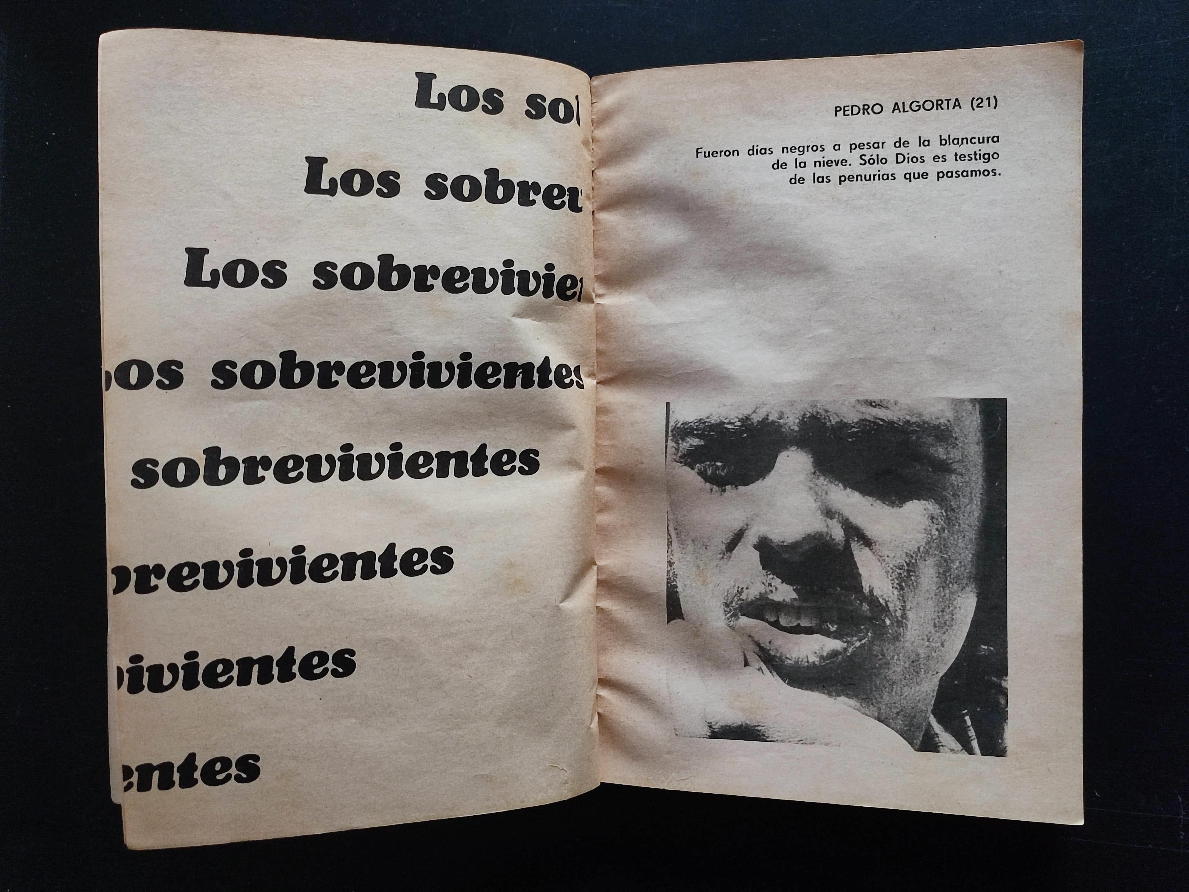 Alfonso Alcalde. Vengo de un avión que cayó en las montañas. 