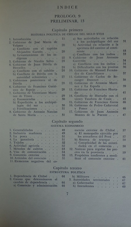 Carlos Olguin Bahamonde. Instituciones políticas y administrativas de chiloe en el siglo XVIII