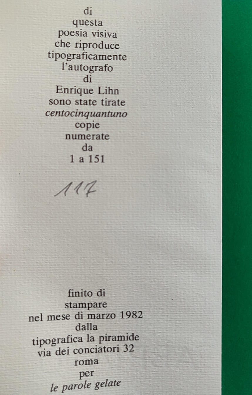 Enrique Lihn. 	Poetas, voladores de luces.