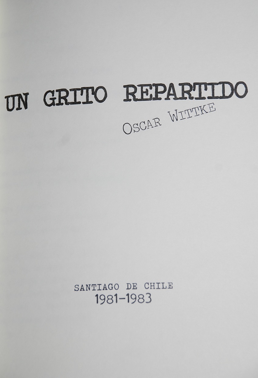 Oscar Wittke -  Un Grito Repartido