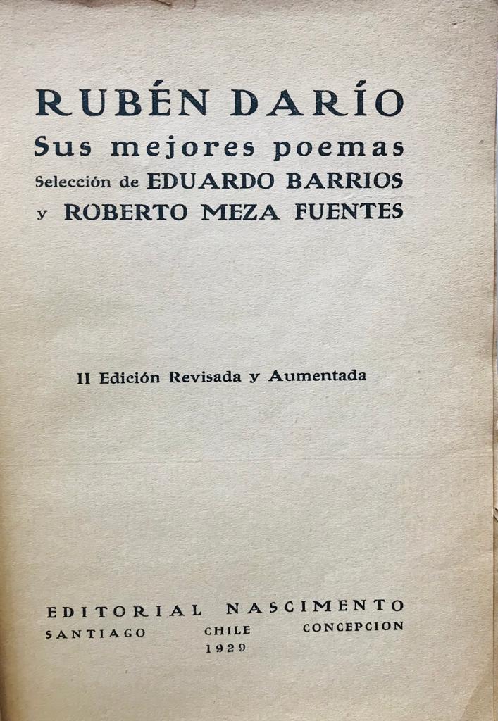 Ruben Darío	Sus mejores poemas