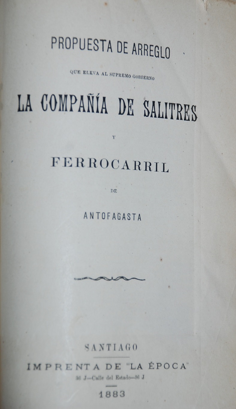 Guillermo Eduardo Billinghurst - Los capitales salitreros de Tarapacá