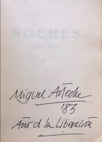 Miguel Arteche. Noches