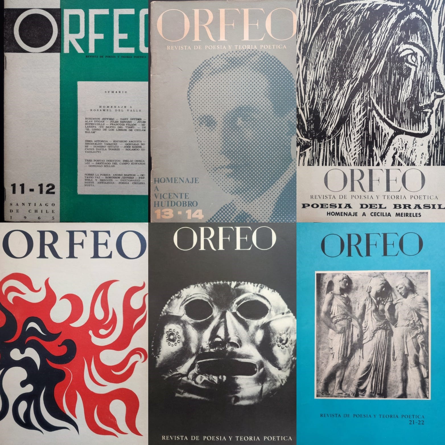 Jorge Vélez y Jorge Teillier Revista Orfeo 