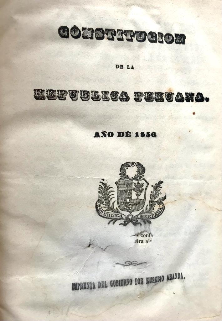 Compilado de constituciones de La Republica Peruana