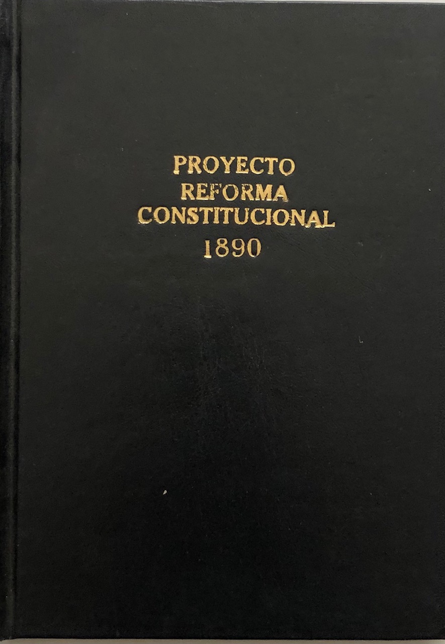 Proyecto de reforma constitucional 1890