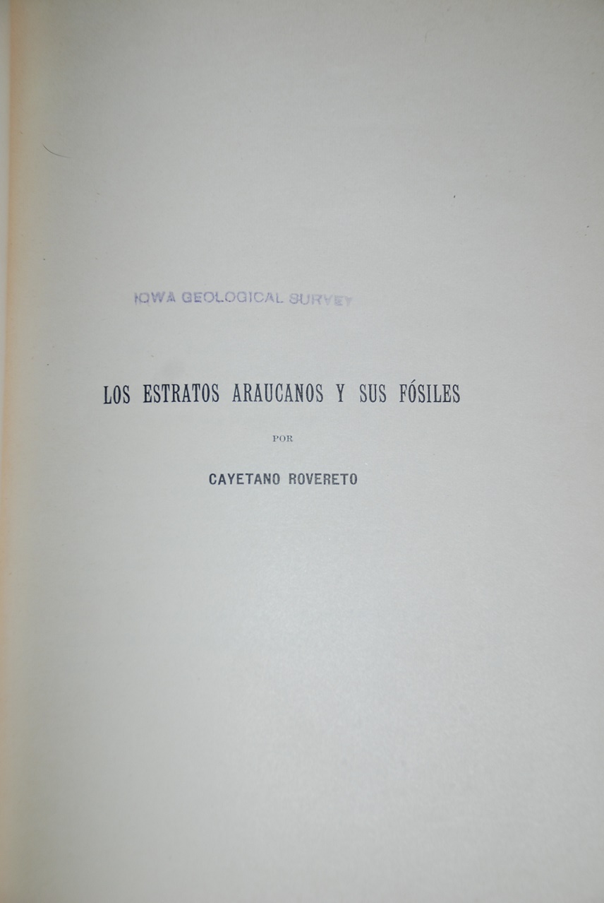 Cayetano Rovereto - Anales del museo nacional de historia natural de buenos aires tomo XXV. Los  estratos araucanos y sus fosiles 