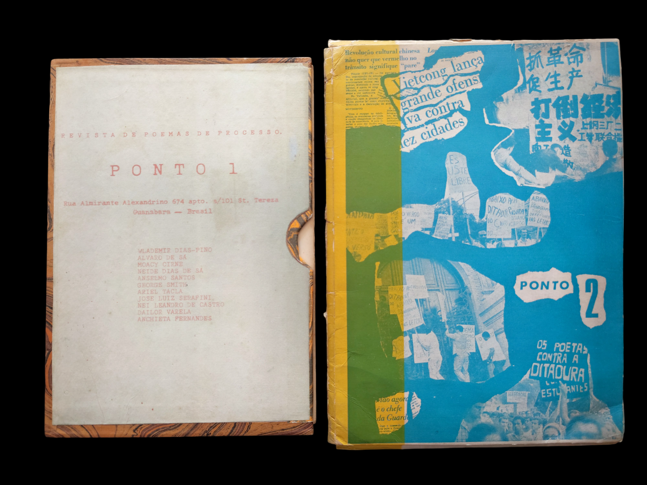 Grupo Processo Revista de Poemas de Proceso Ponto 1 y Ponto 2 