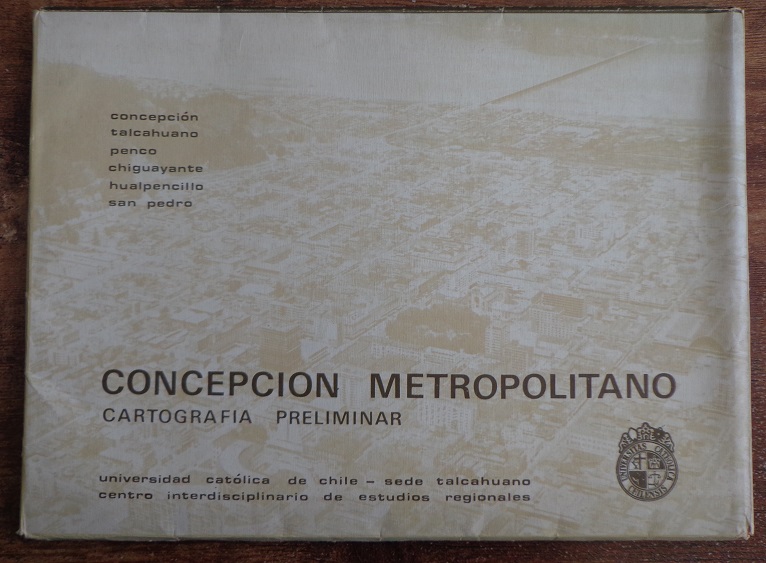 Concepción Metropolitano [material cartográfico] : cartografía preliminar. Universidad Católica de Chile, Sede Talcahuano, Centro Interdisciplinario de Estudios Regionales.