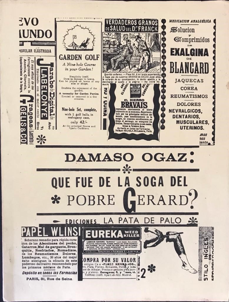 Damaso Ogaz	Que fue de la soga del Pobre Gerard? 