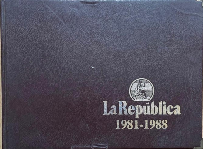 Diario La República. Edición Especial 7mo Aniversario Diario La República 1981 – 1988. 