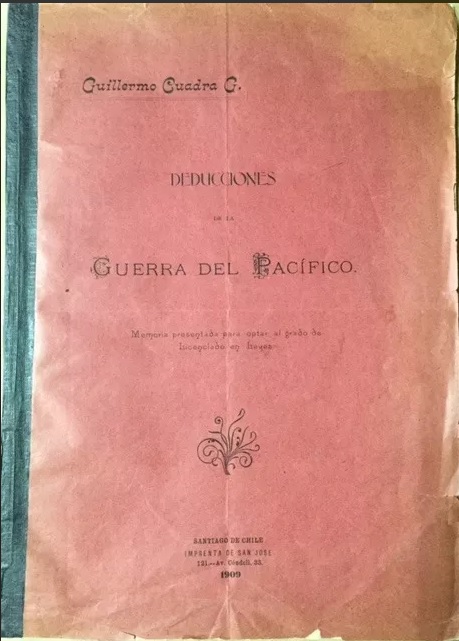 Guillermo Cuadra - Deducciones de la guerra del pacifico