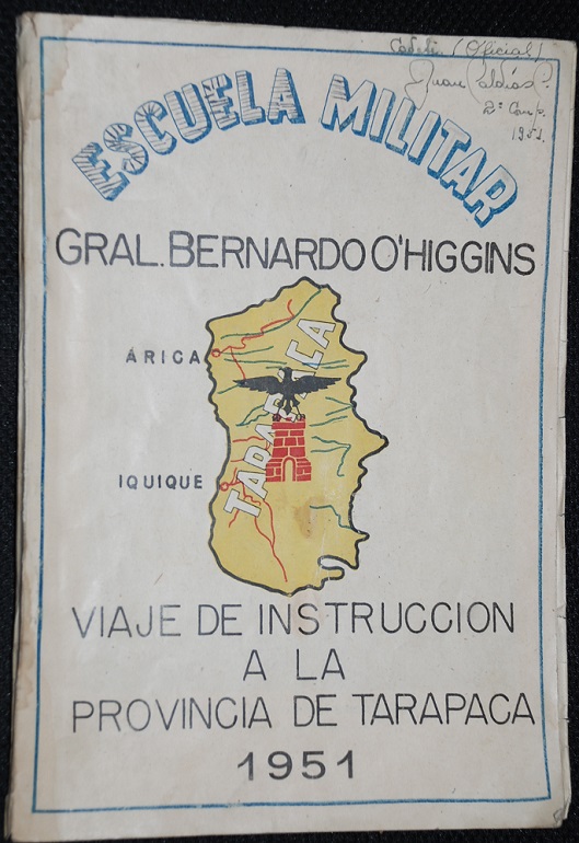 Escuela Militar General Bernardo O'higgins. -  Viaje de instrucción a la provincia de Tarapaca : 1951
