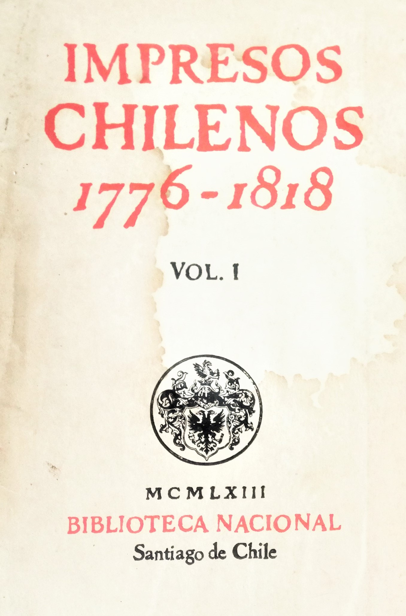 Impresos chilenos (1776-1818)