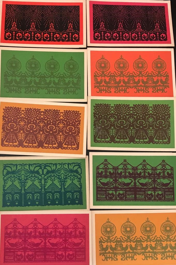 Ludwig Zeller	20 tarjetas de saludos de navidad con distintos colores y diseños. 
