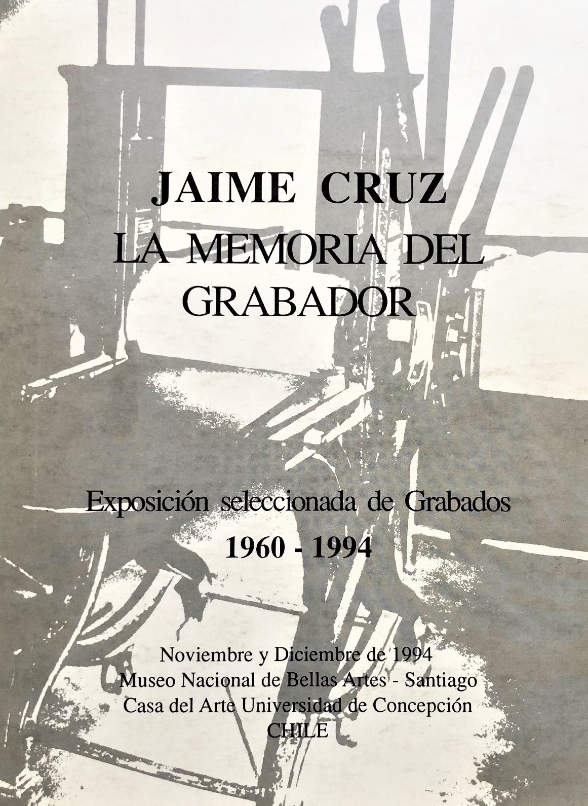 Jaime Cruz - La memoria del grabador