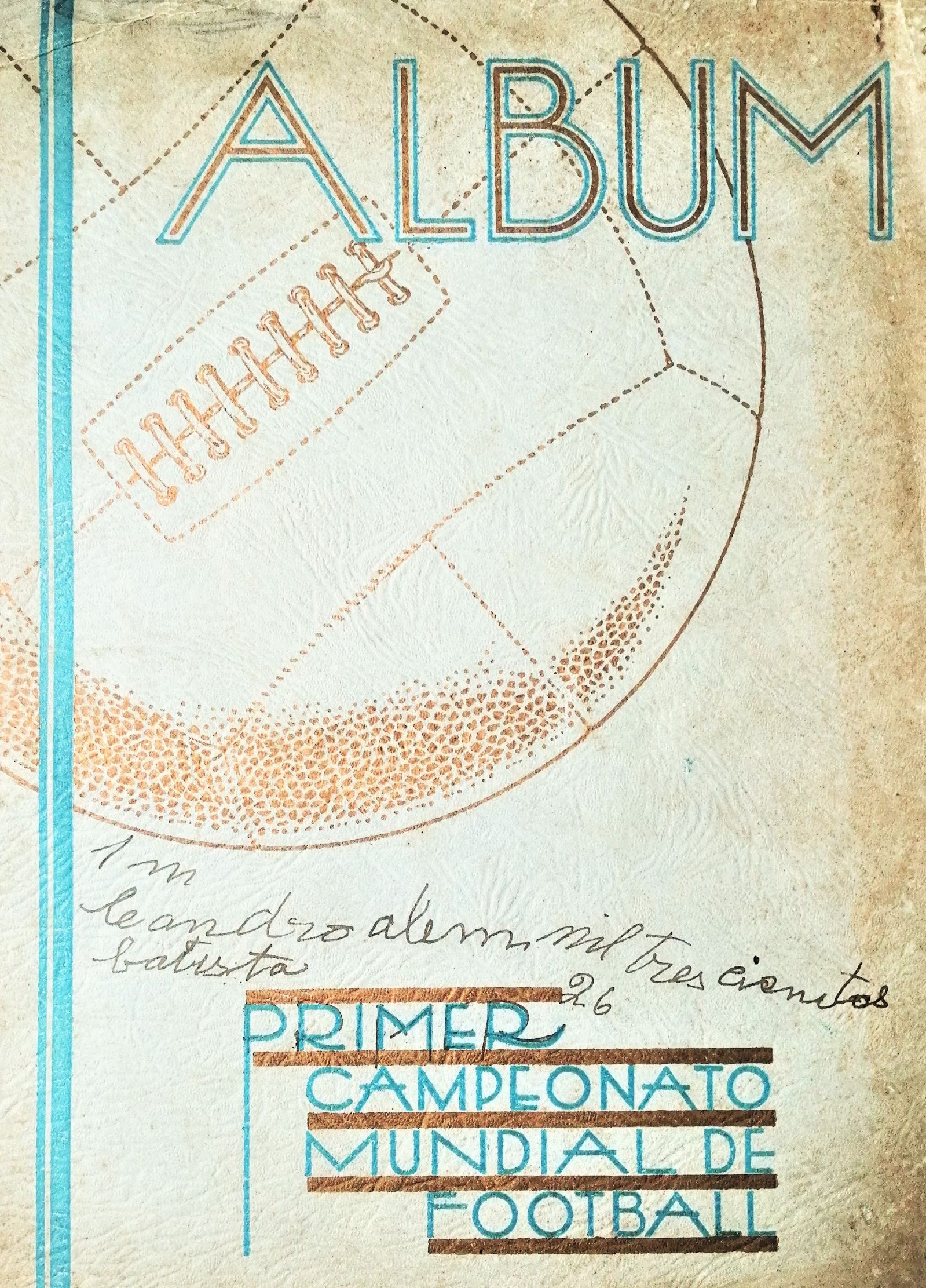 Arturo Carbonell Debali - Álbum Primer Campeonato Mundial de Football	