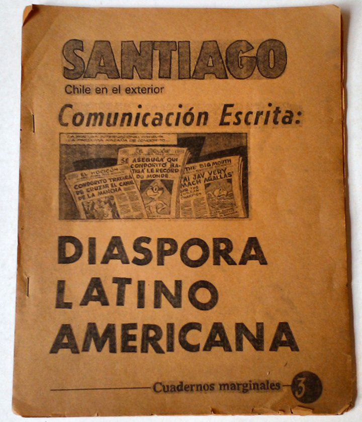 Varios Autores. Cuadernos Marginales  N.3. Diáspora Latino Americana.   