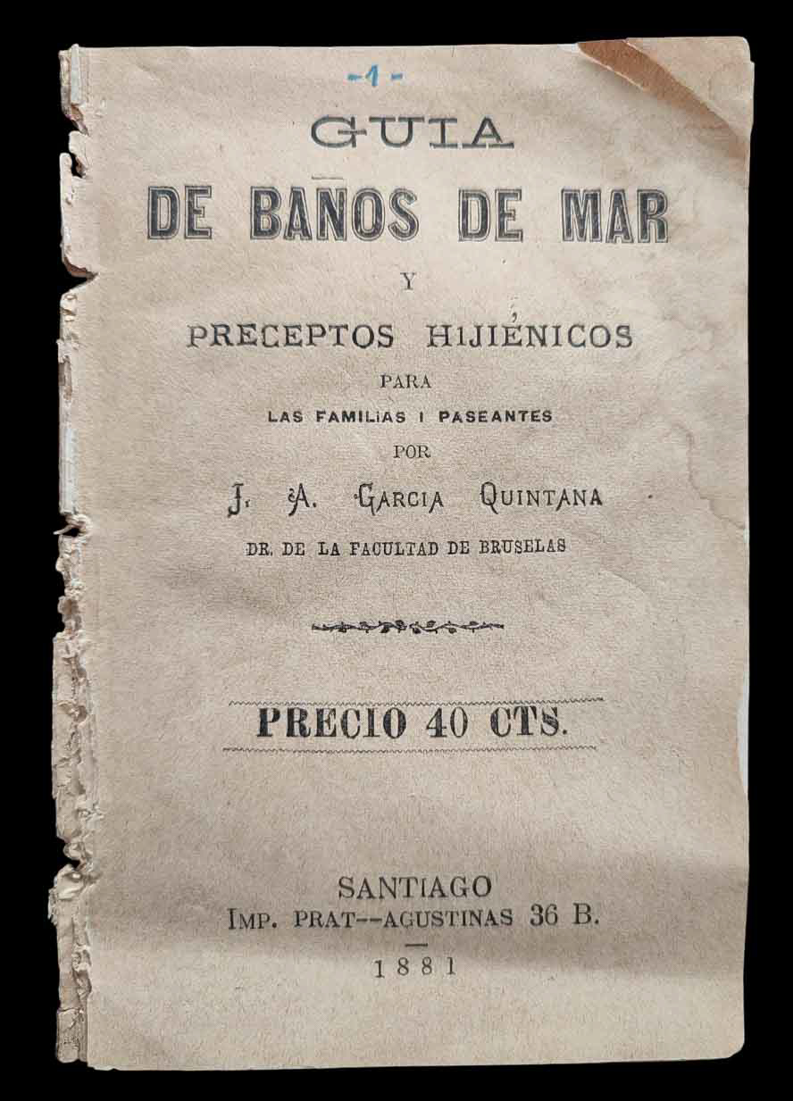 J.A. García Quintana Guía de Baños de Mar y Preceptos Hijiénicos para las familias y paseantes 