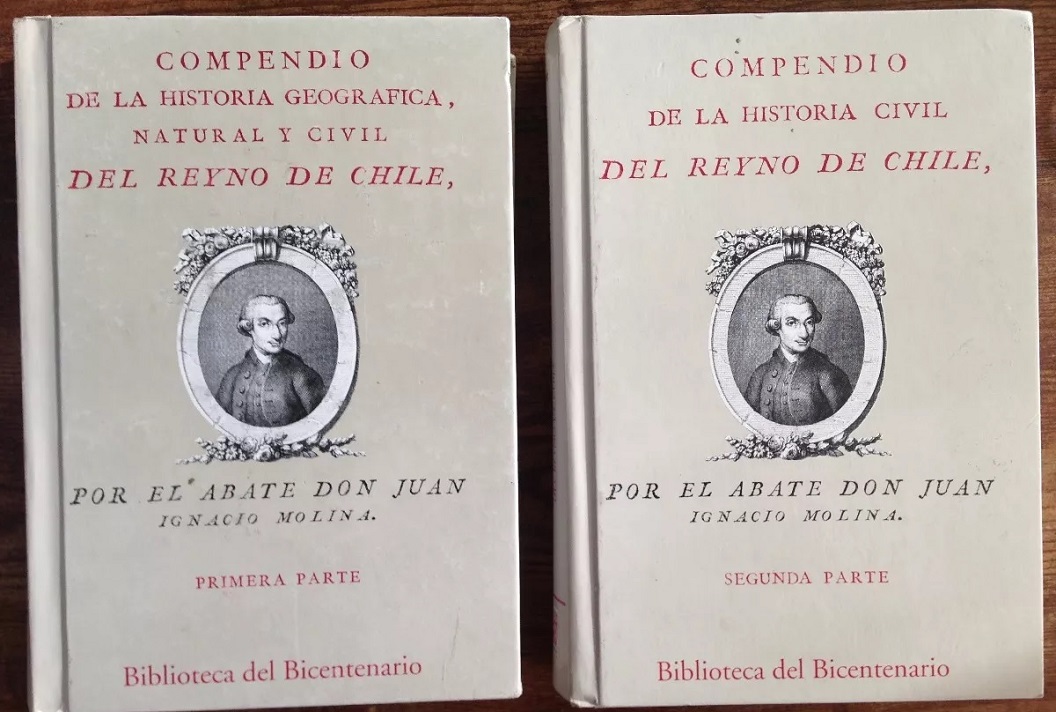  Juan Ignacio Molina. Compendio de la historia geográfica, natural y civil del reino de Chile
