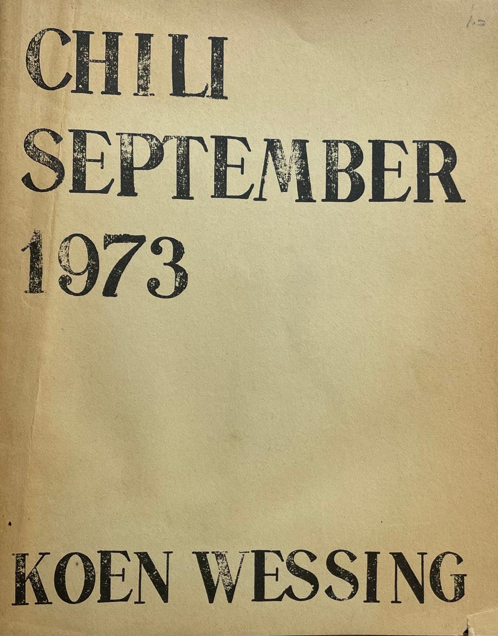 Koen Wessing 	Chili September 1973