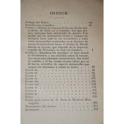 Juan de Mendoza Monteagudo - Las Guerras de Chile -Poema histórico