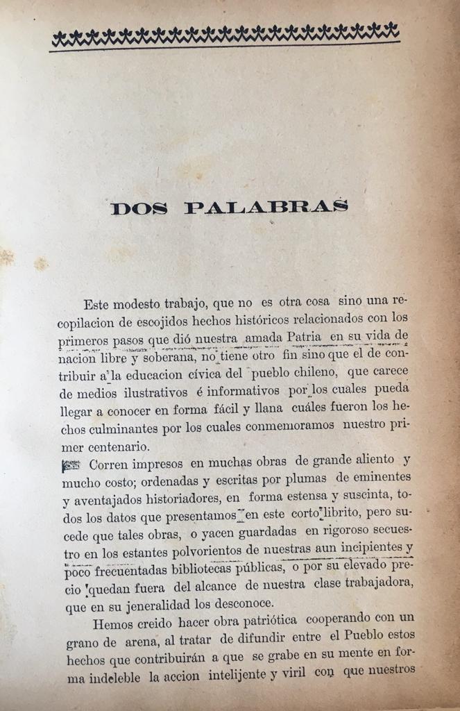 J. Arturo Olid. 	Efemérides y recopilación de reminiscencias históricas en el primer centenario de nuestra independencia 1810-1910