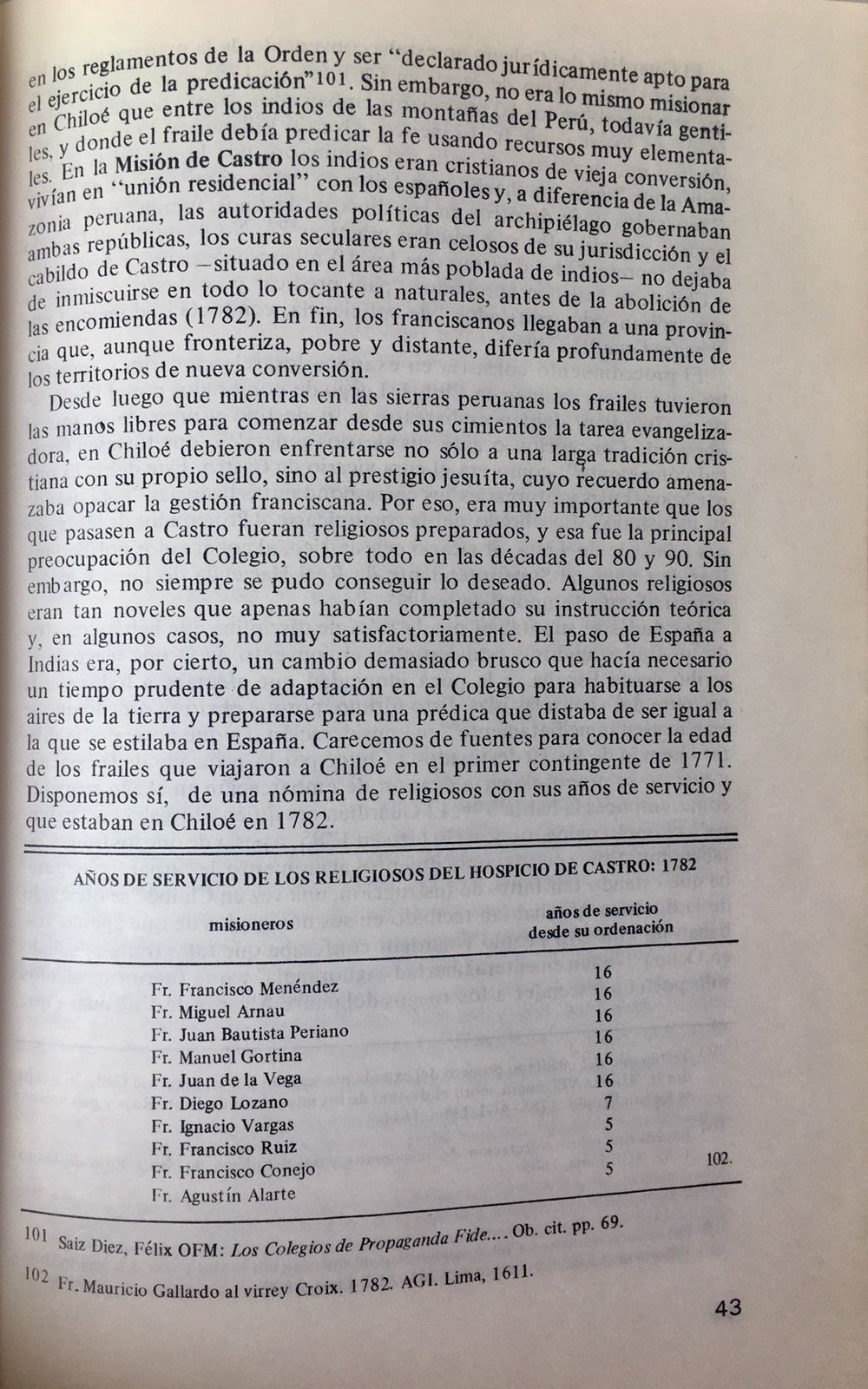 Rodolfo Urbina Burgos. Las misiones Franciscanas de Chiloé  a fines del siglo XVIII: 1771-1800 