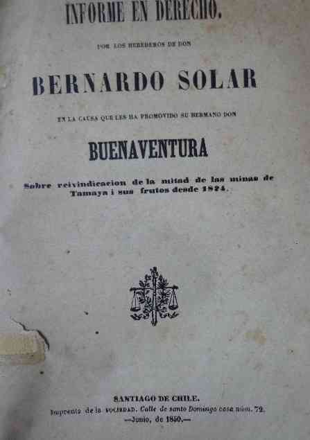 Distintos Autores - 4 Causas Y Pleitos Relacionados Con Las Minas De Tamaya, Lechuza, Dichosa Y Chañarcillo