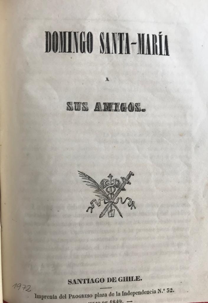 Domingo Santa María y verdaderos colchaguinos	Provincia de Colchagua y Domingo Santa María