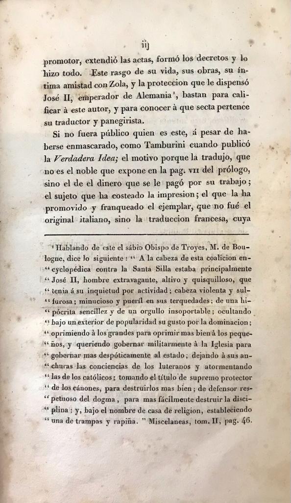 Juan Vicente Bolgeni 	Examen de la verdadera idea de la Santa Sede 