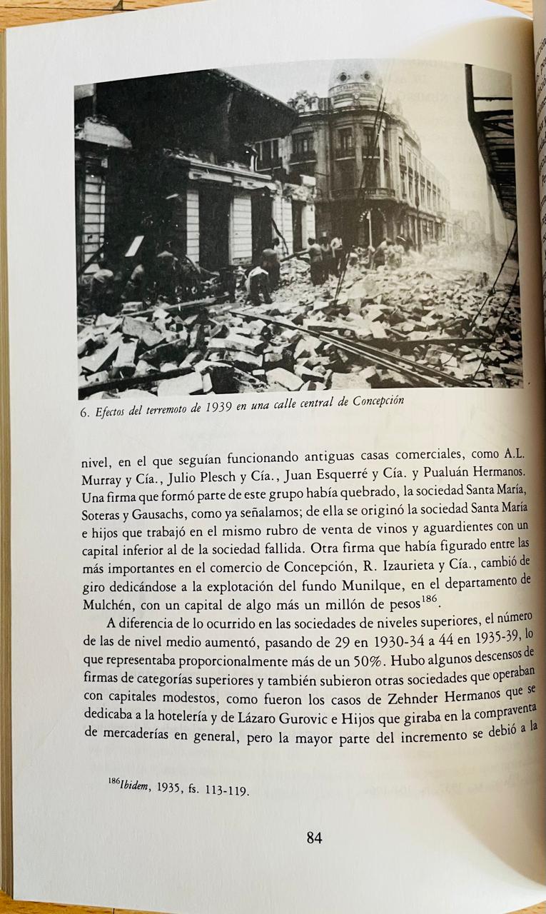 Leonardo Mazzei de Grazia	Sociedades Comerciales e Industriales y economía de Concepción 